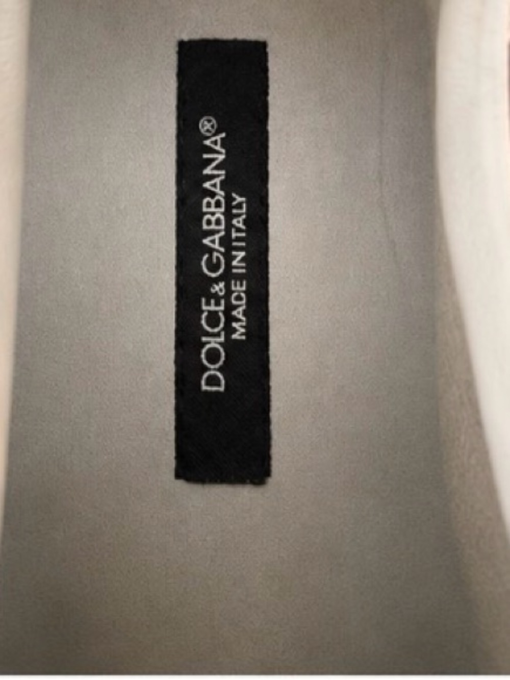 Dolce & Gabbana Black Leather Low-Top Sneakers with White Accents - Picture 5 of 6